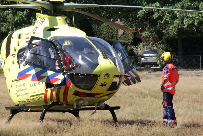 Motorrijder zwaargewond bij verkeersongeval