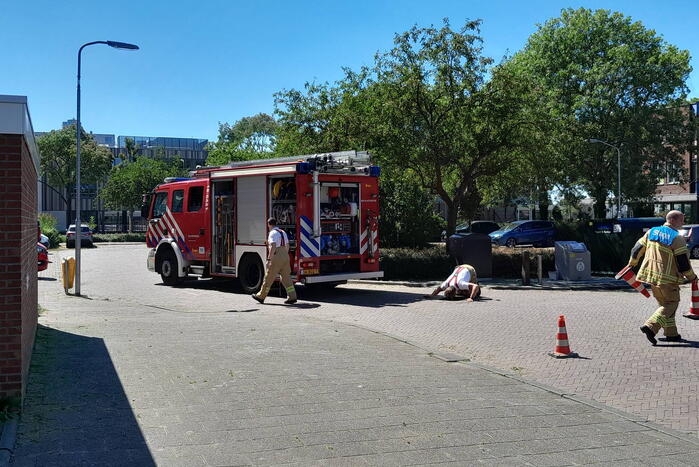 Brandweer doet onderzoek naar vreemde lucht
