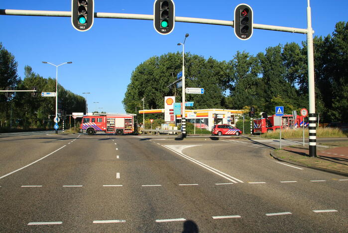 Tankstation ontruimd vanwege gaslekkage