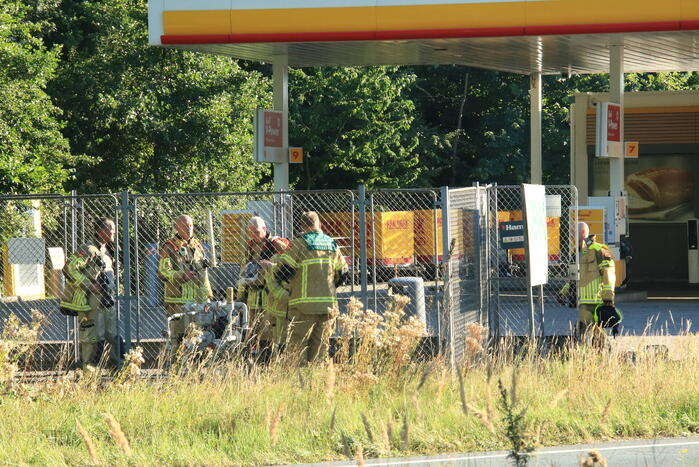Tankstation ontruimd vanwege gaslekkage