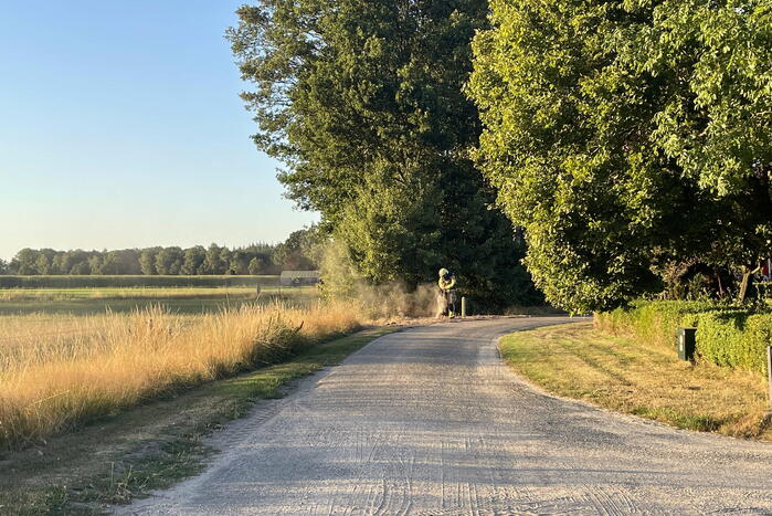 Gaslekkage in buitengebied