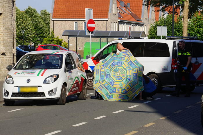 Gewonde bij aanrijding met pizzabezorger