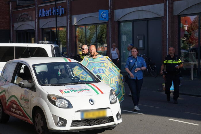 Gewonde bij aanrijding met pizzabezorger