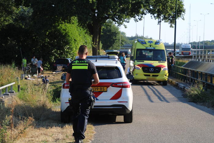 Fietser gewond na val