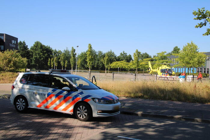 Traumahelikopter ingezet bij opvangcentrum