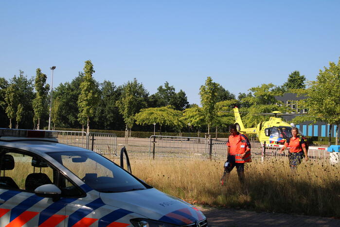 Traumahelikopter ingezet bij opvangcentrum