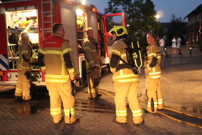 Bermbrand geblust door buurtbewoners