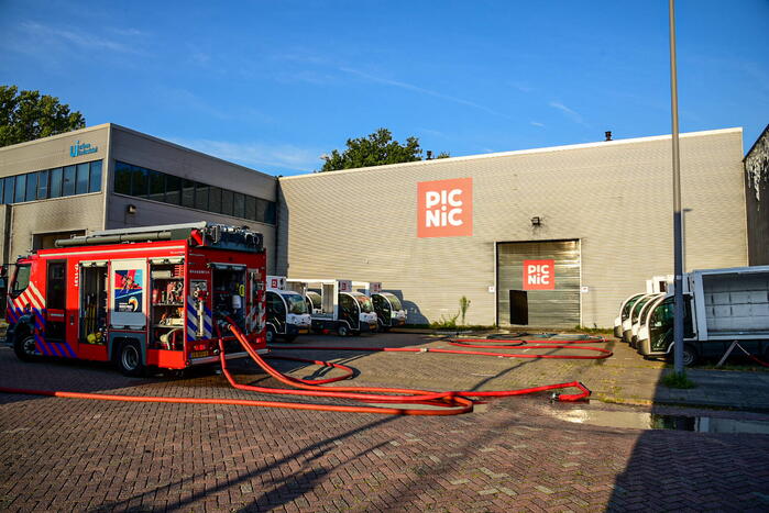 Wederom brand in een pand van Picnic
