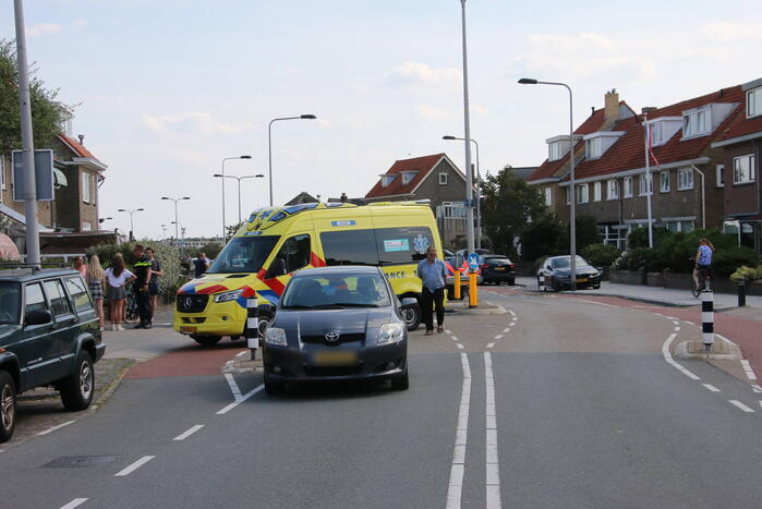 Fietser gewond bij aanrijding