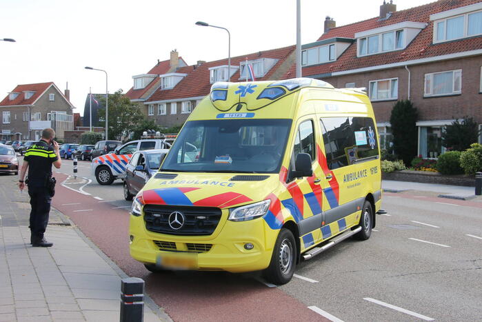 Fietser gewond bij aanrijding