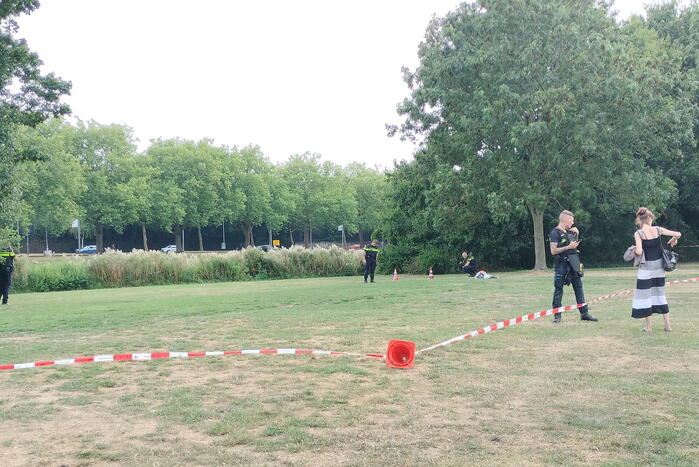 Politie doet onderzoek naar schietpartij in Vroesenpark