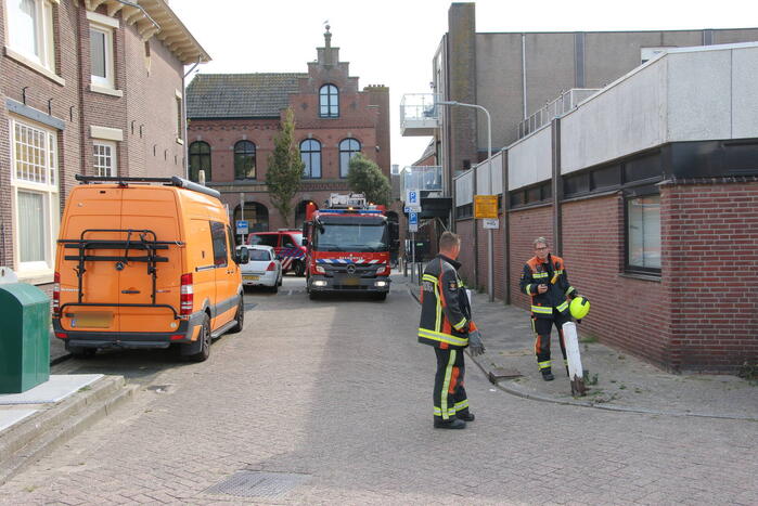 Onderzoek bij bestelbus met mogelijk gestolen brandstof