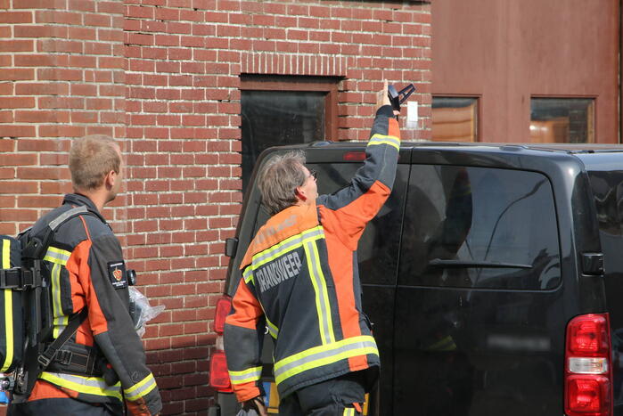 Onderzoek bij bestelbus met mogelijk gestolen brandstof