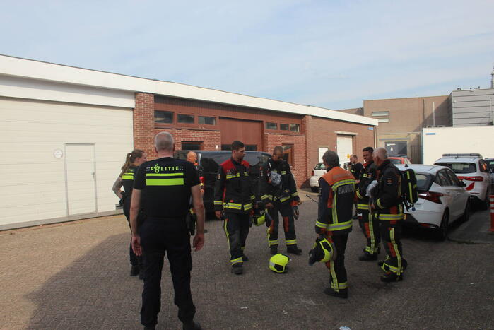 Onderzoek bij bestelbus met mogelijk gestolen brandstof