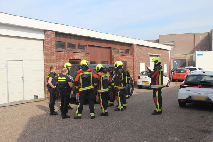 Onderzoek bij bestelbus met mogelijk gestolen brandstof
