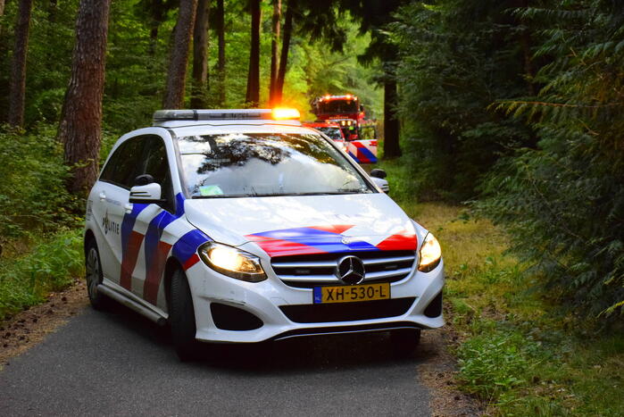 100 vierkante meter natuur verwoest vanwege brand