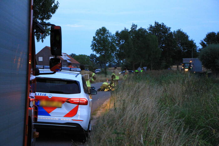 Motorrijder overleden na eenzijdig ongeval