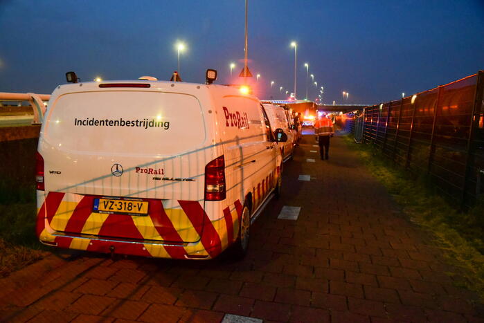 Brand in treinwagon snel geblust