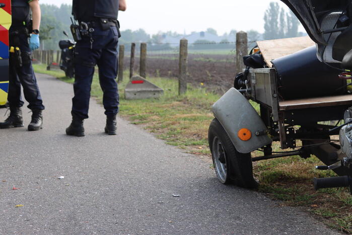 Motorrijder gewond na uitwijkmanoeuvre