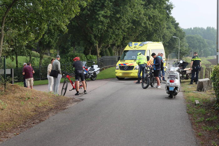 Motorrijder gewond na uitwijkmanoeuvre