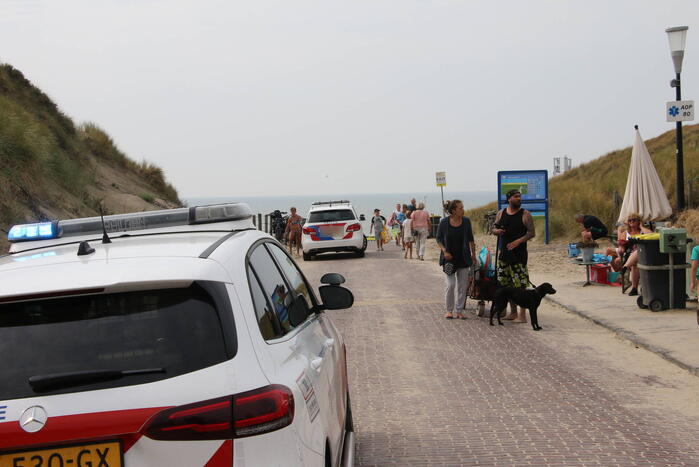 Persoon overleden bij incident op strand