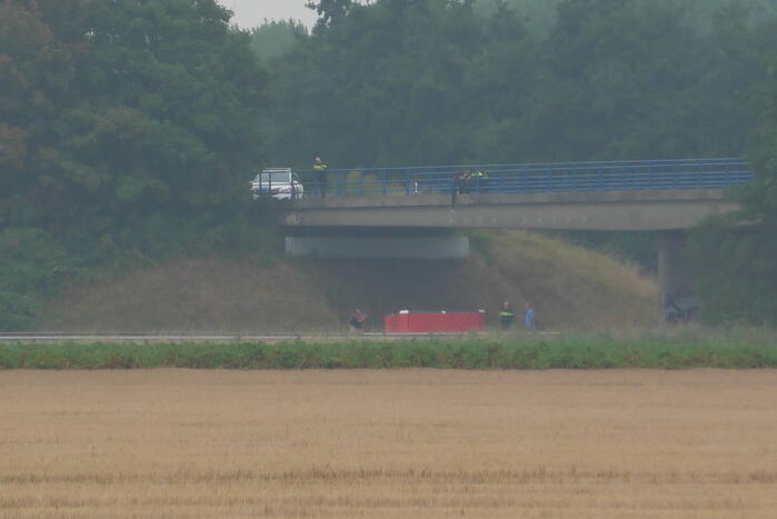 Verkeer stilgezet op A58 vanwege incident op viaduct
