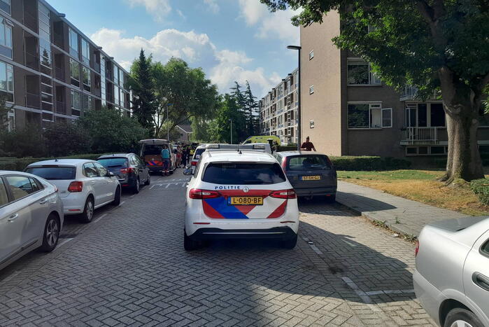 Veel politie aanwezig na melding van steekpartij