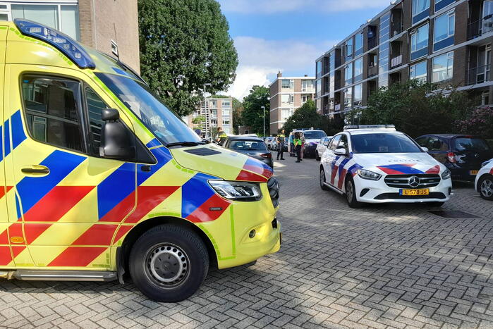 Veel politie aanwezig na melding van steekpartij