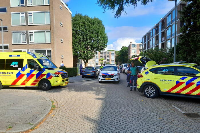 Veel politie aanwezig na melding van steekpartij