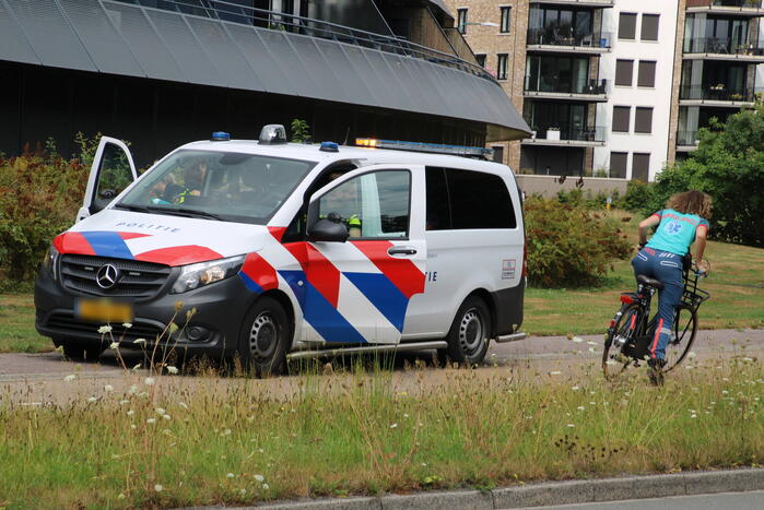 Jongen op fiets raakt gewond bij ongeval op fietspad