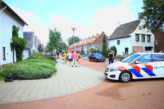 Bewoners blussen mee bij brand groenperk