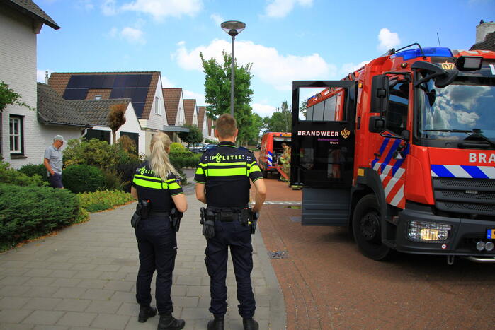 Bewoners blussen mee bij brand groenperk
