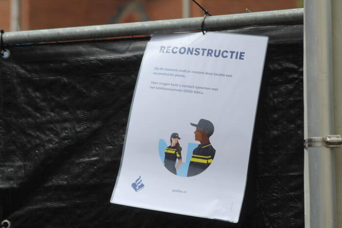 Straat hermetisch afgesloten door reconstructie