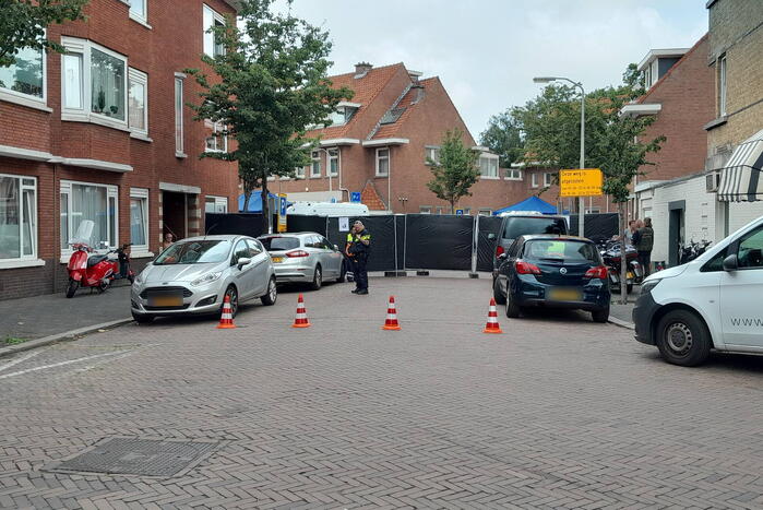 Straat hermetisch afgesloten door reconstructie
