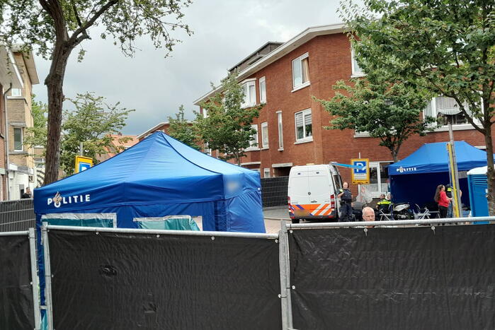 Straat hermetisch afgesloten door reconstructie