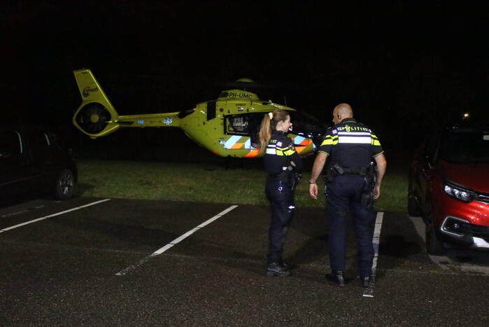 Traumahelikopter ingezet voor incident in woning