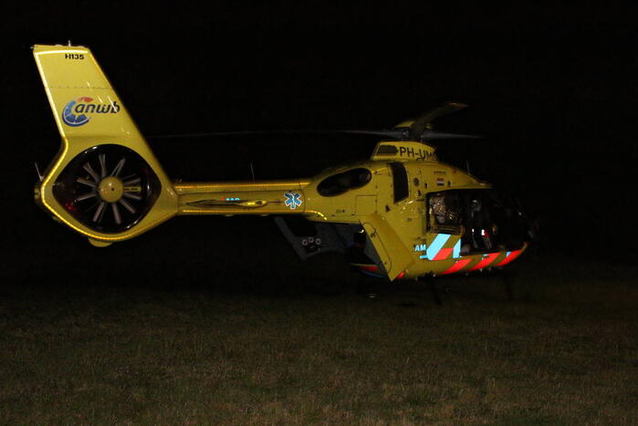 Traumahelikopter ingezet voor incident in woning