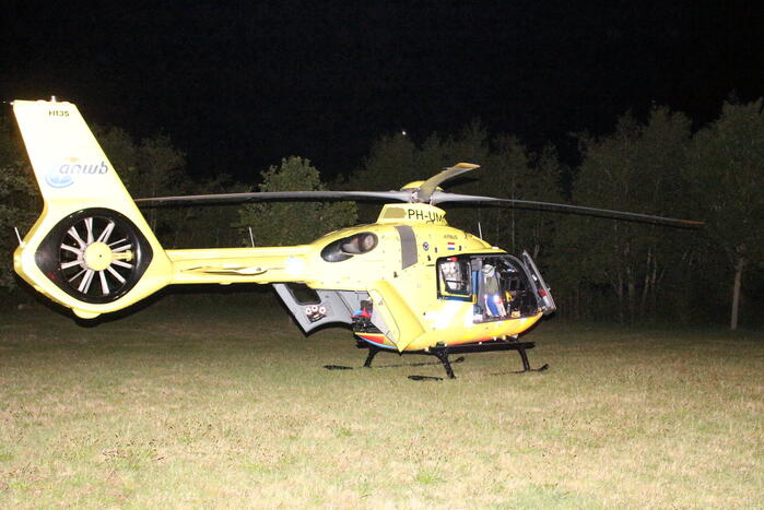 Traumahelikopter ingezet voor incident in woning