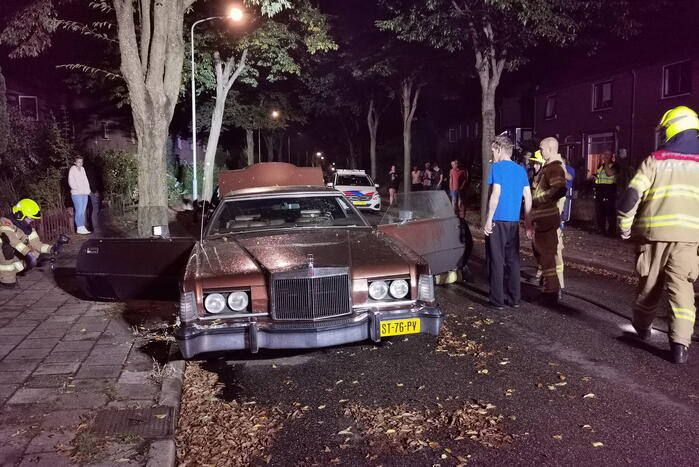 Lincoln-oldtimer loopt brandschade op