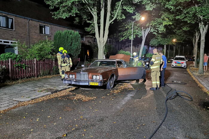 Lincoln-oldtimer loopt brandschade op