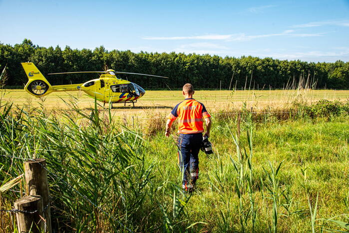 Wielrenner gewond na val op fietspad