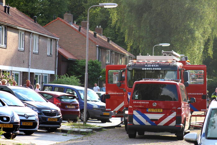 Woning zwartgeblakerd vanwege brand in keuken