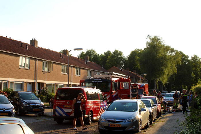 Woning zwartgeblakerd vanwege brand in keuken