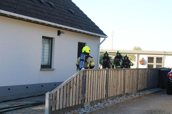 Kleine brand geblust door bewoners