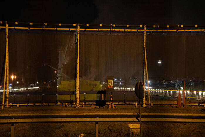 Veel rookontwikkeling bij brand op schip