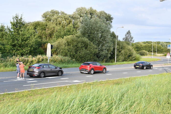 Kinderen betrokken bij kop-staart botsing