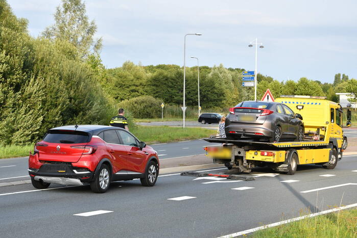 Kinderen betrokken bij kop-staart botsing