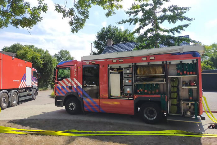 Flinke rookontwikkeling bij brand in woning