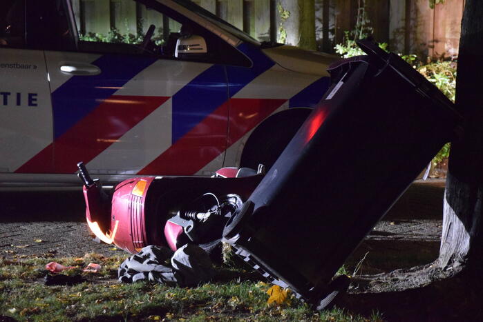 Scooterrijder gewond na achtervolging