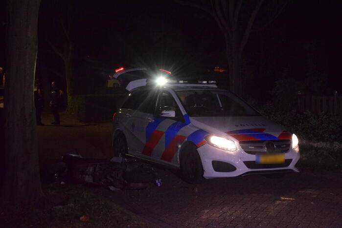 Scooterrijder gewond na achtervolging